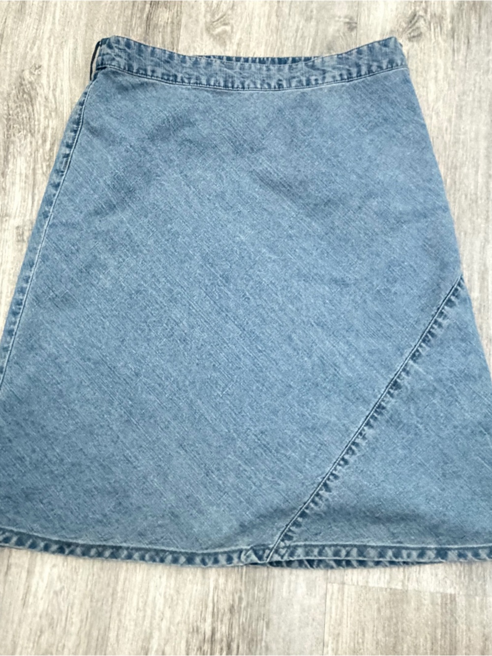 Vintage Y2K DKNY Denim Skirt Womens 6 Retro Logo A-Line